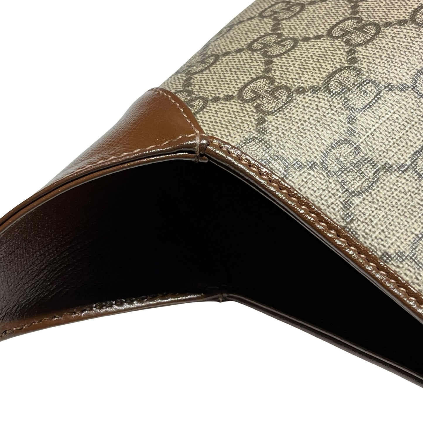 Used GUCCI Shoulder Bag Brown GHW