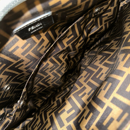 Used FENDI Shoulder Bag Multi colour Brown Black