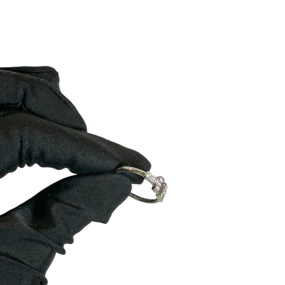 Used TIFFANY & CO. White Gold T - Wire Ring Silver