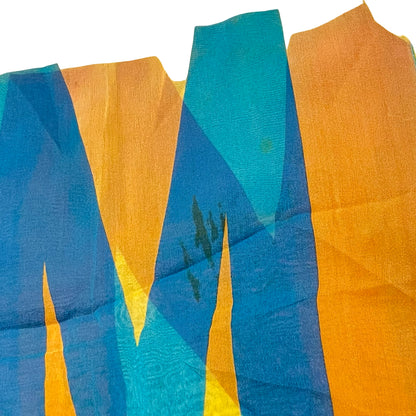 Used MOSCHINO Cotton Long Logo Scarf Multicolour Scarf Multicolour