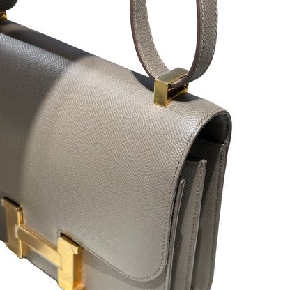 Used HERMÈS Constance 24 Shoulder Bag Etoupe GHW