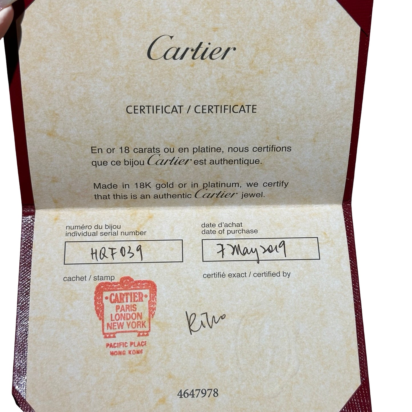 Used CARTIER Necklace Gold