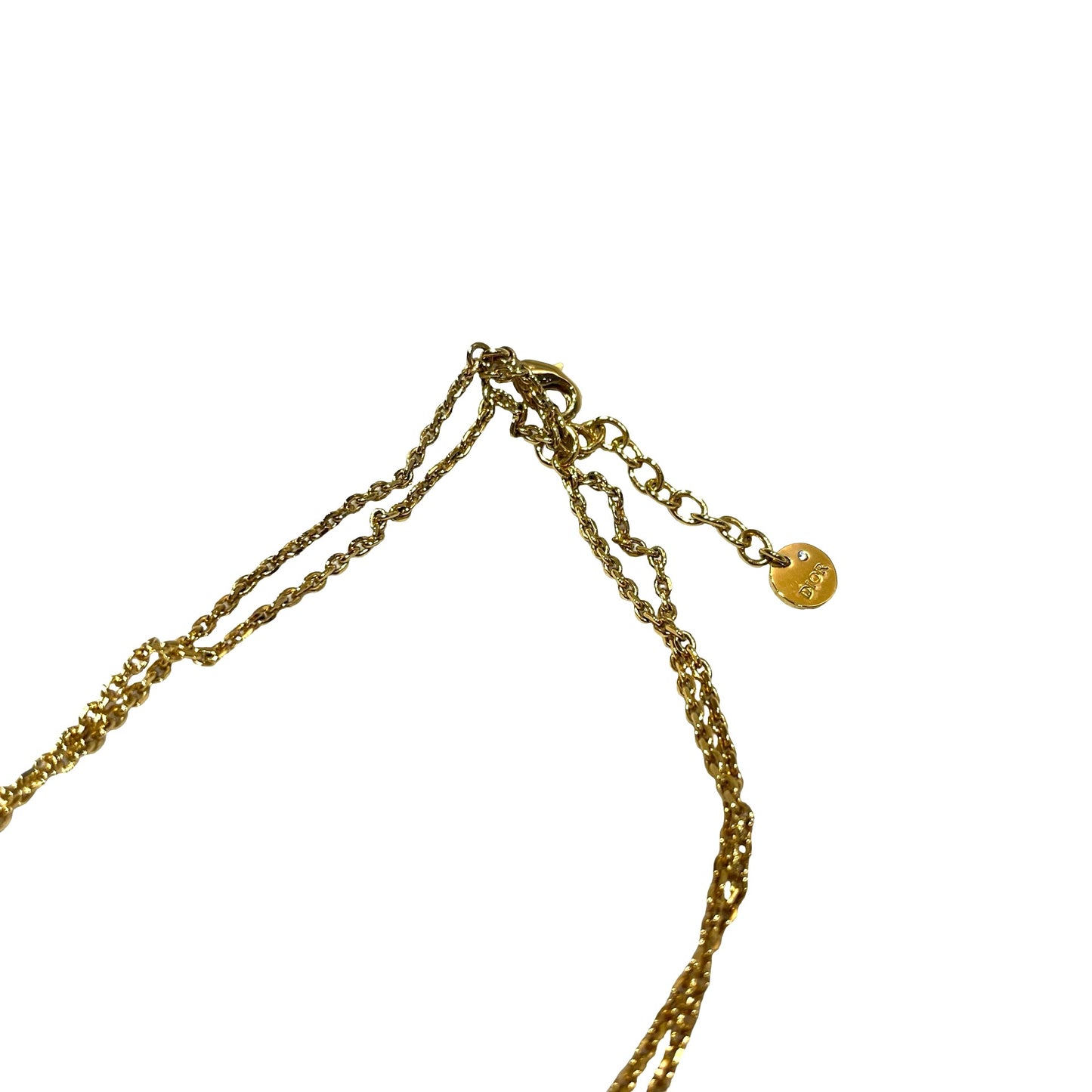 Used DIOR Necklace Jewellery GHW