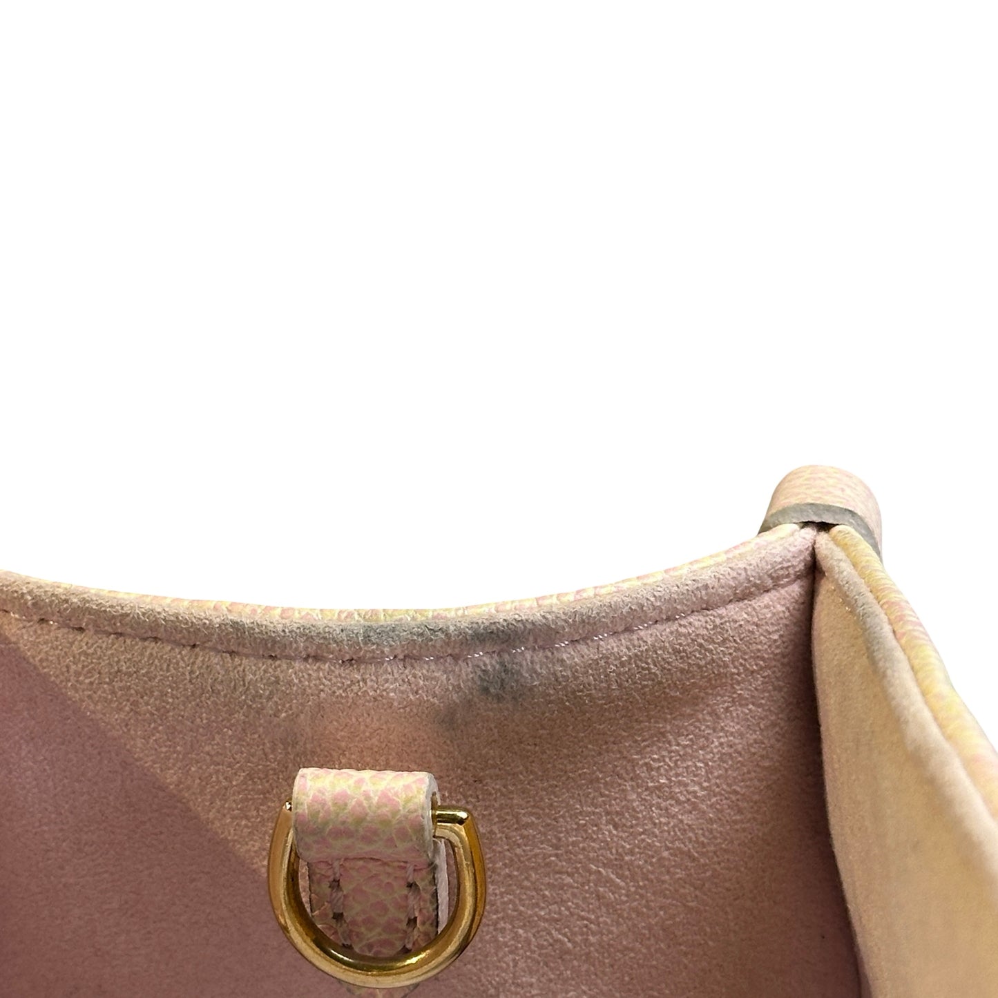Used LOUIS VUITTON Monogram Empreinte Leather On The Go Handbag Sunrise Pastel