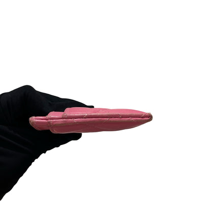 Used CHANEL Card Holder Card Holder Pink PHW