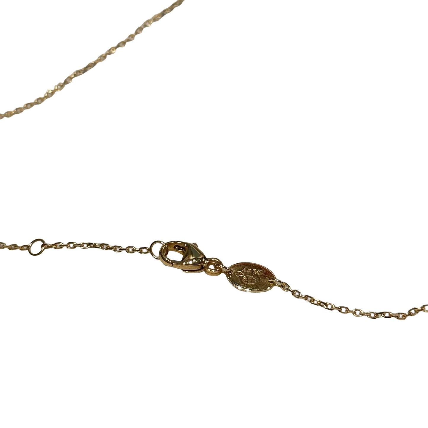 Unused CHAUNET Neeklace Gold Blue