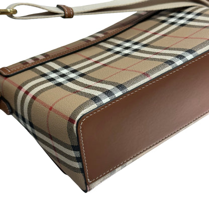 Used BURBERRY Cross Body Bag Brown GHW