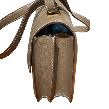 Used HERMÈS Constance 24 Shoulder Bag Etoupe (18) GHW