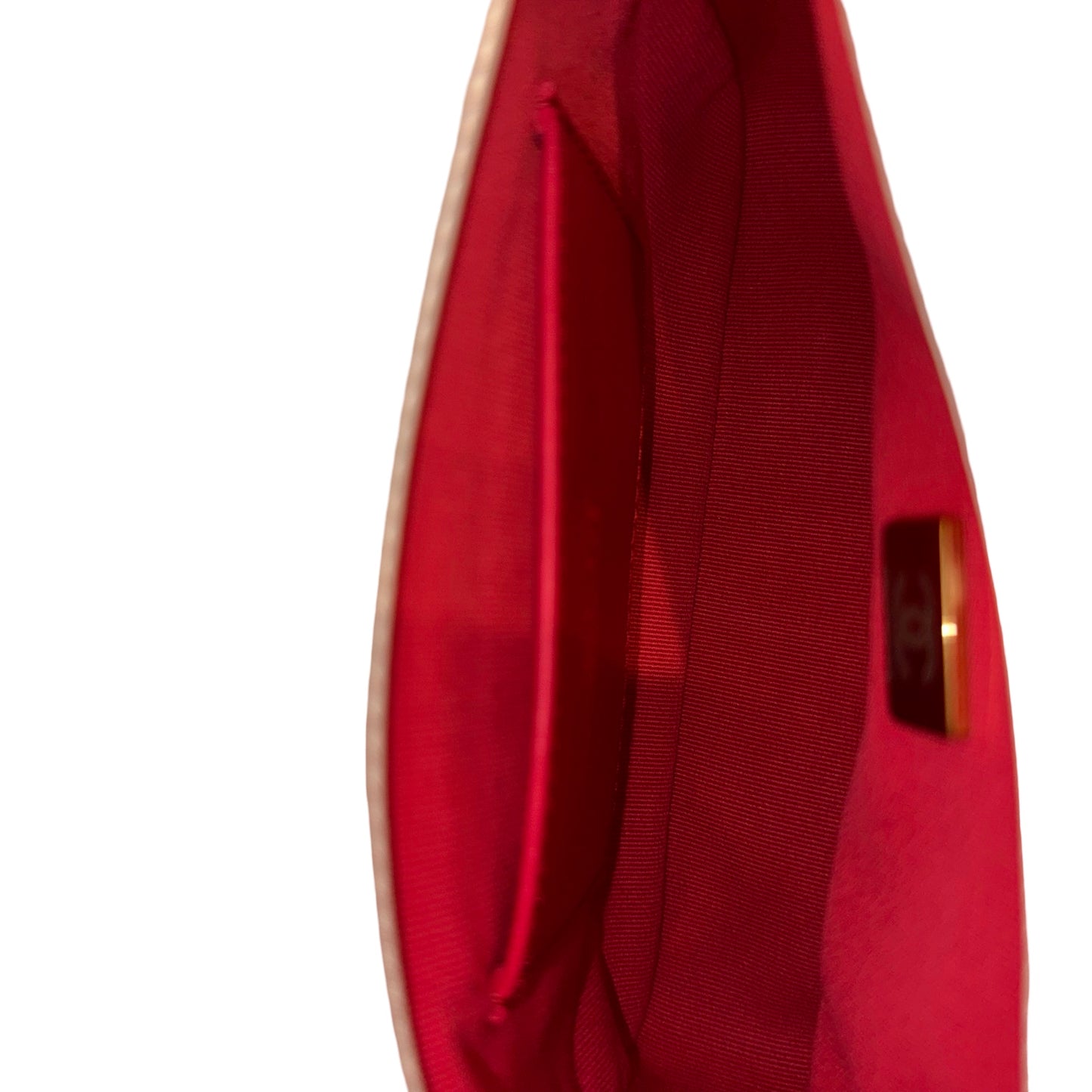 Used CHANEL 23S HEART CLASSIC FLAP Cross Body Bag White GHW