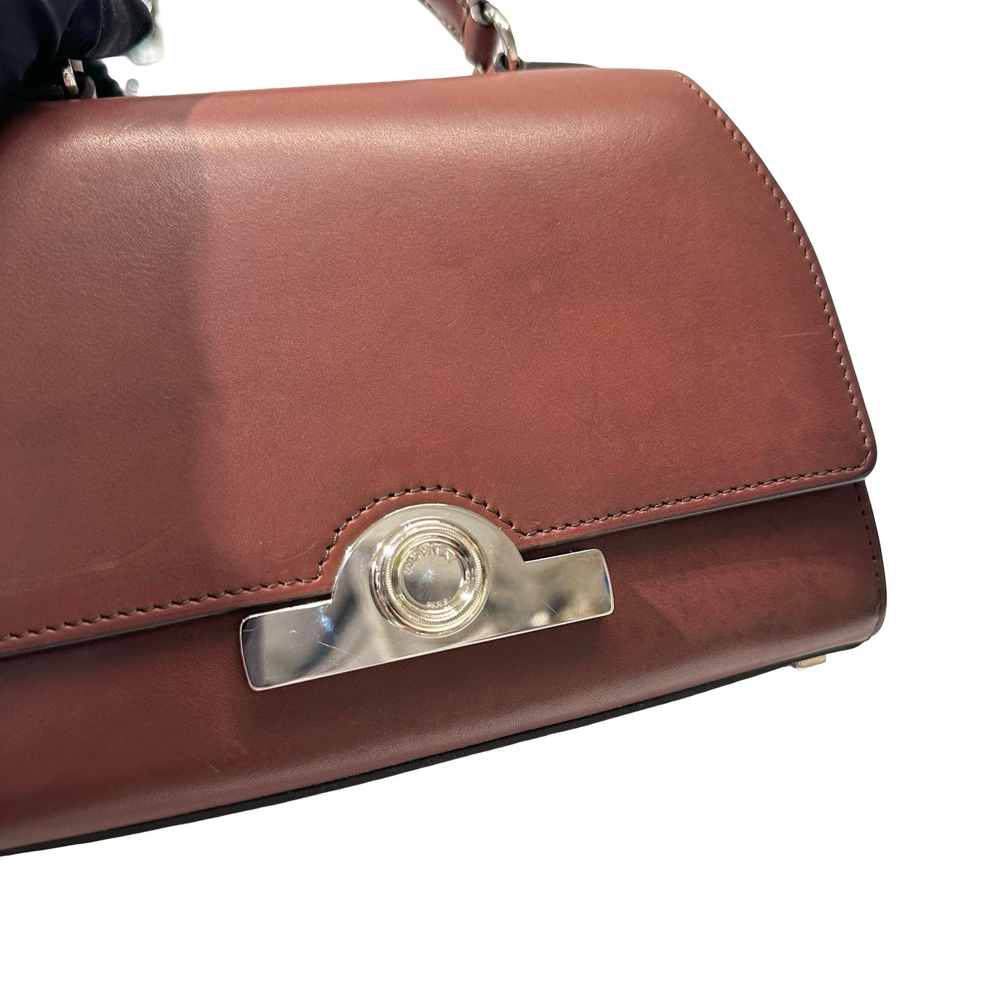 Used MOYNAT Cross Body Bag Red PHW