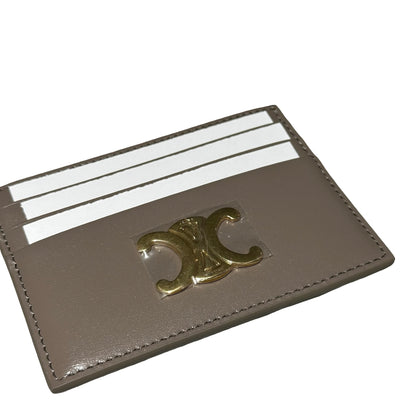New CÉLINE Card holder Grey GHW