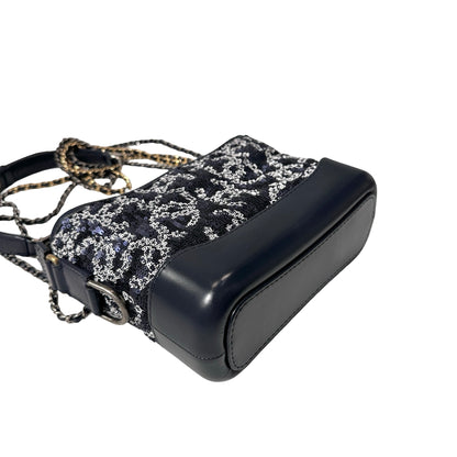CHANEL Sequins Calfskin Leather Gabrielle small Cross Body Bag