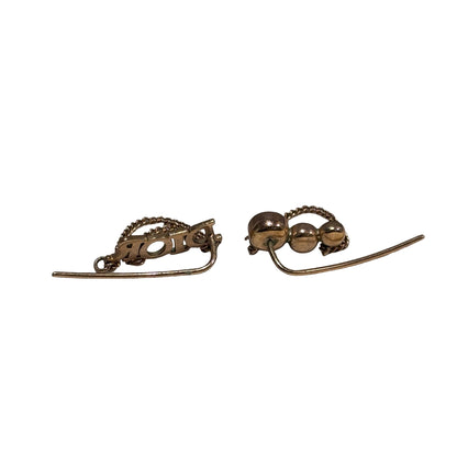 Used DIOR Dio(r)evolution Asymmetric Dio(r)evolution Asymmetric Earrings Earrings Gold Pink