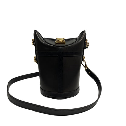 Used LOUIS VUITTON Sac Duffle Clutch Monogram GHW Black