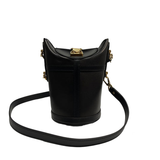 Used LOUIS VUITTON Sac Duffle Clutch Monogram GHW Black