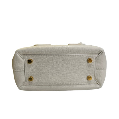 Used BOTTEGA VENETA Intrecciato Arco Handbag White