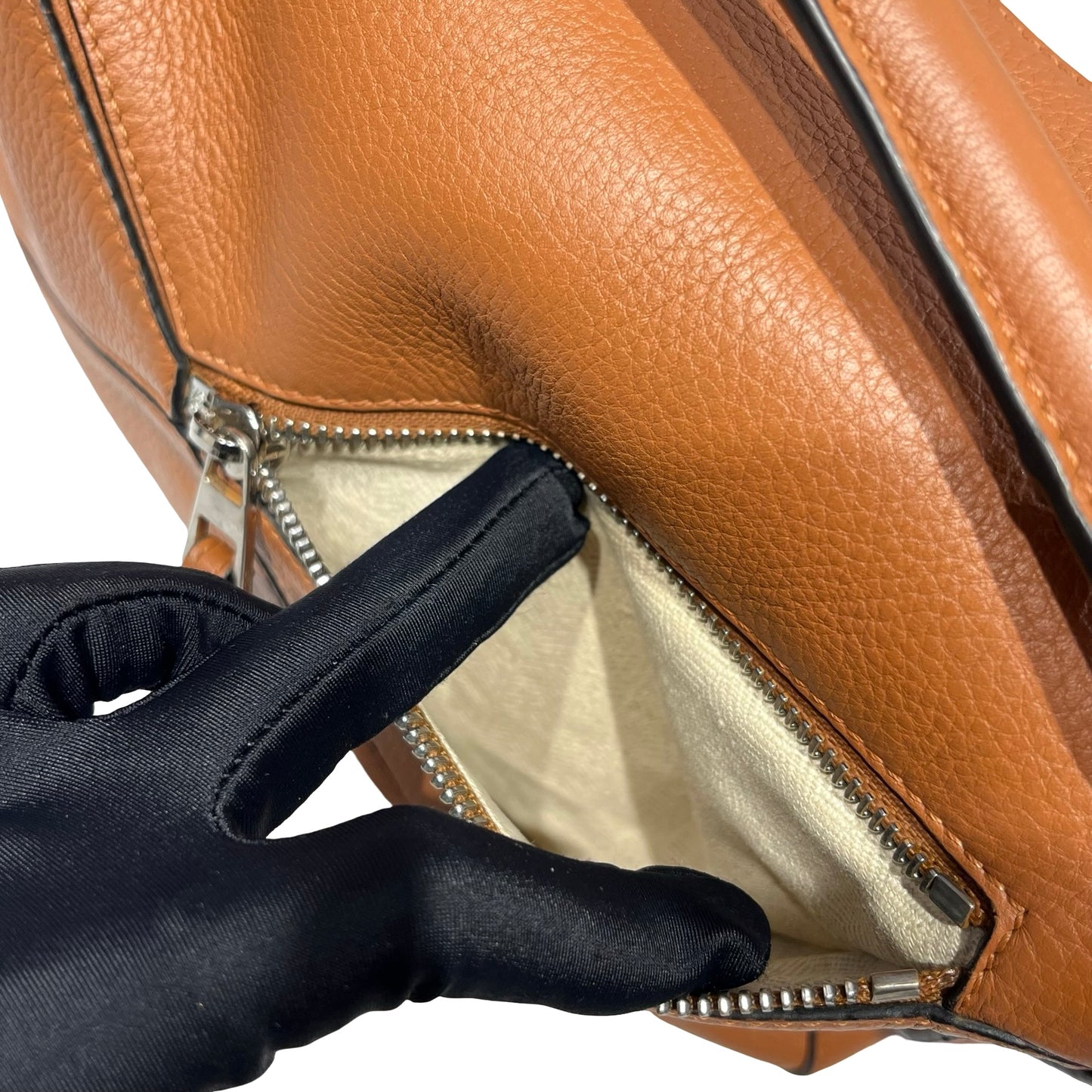 Used LOEWE Puzzle Cross Body Bag Brown PHW