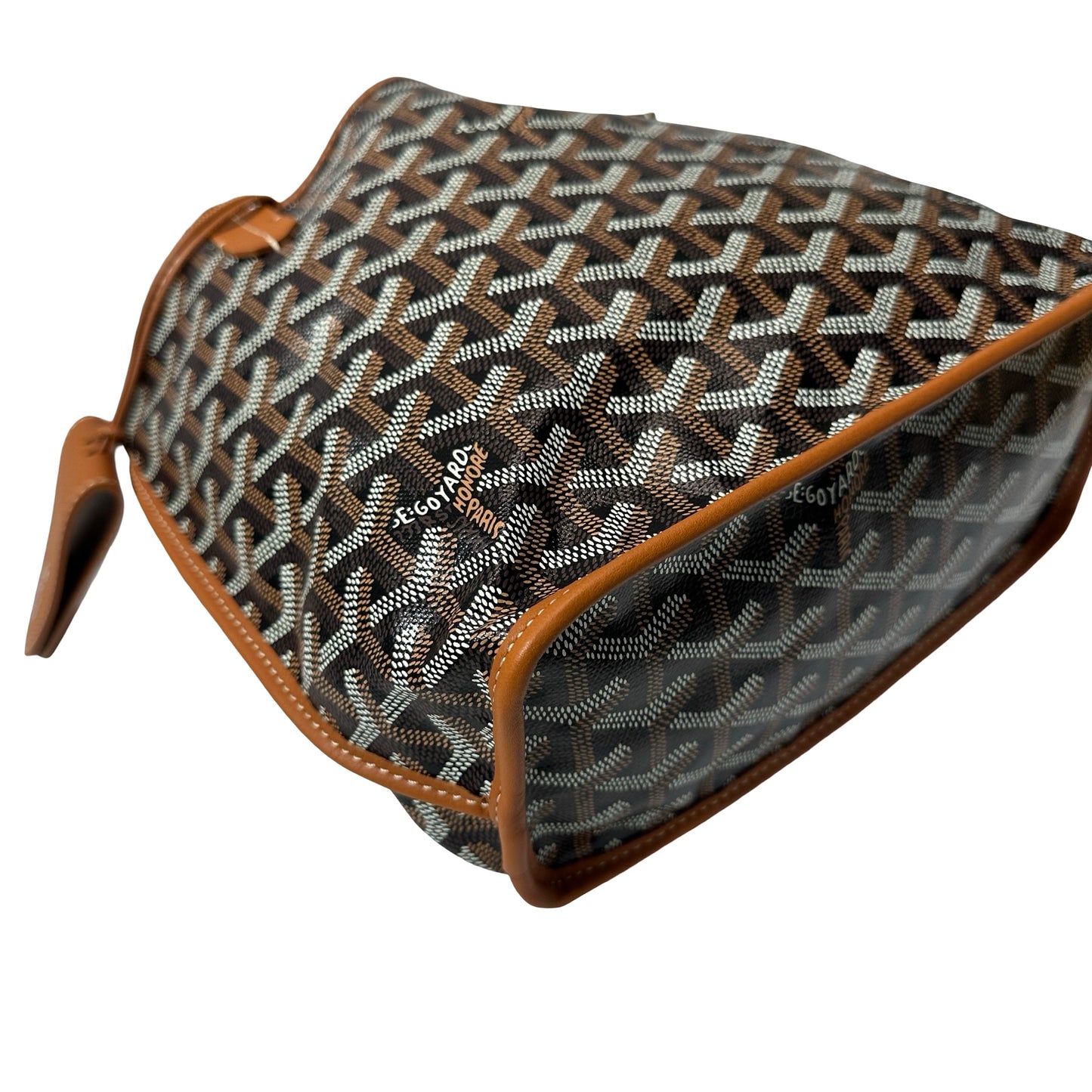 New GOYARD Sac Anjou Mini Hobo Bag Brown Black