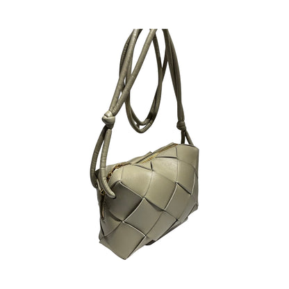 BV TRAVERTINE (LIGHT GREEN) CASSETTE SHOULDER BAG [20000319]