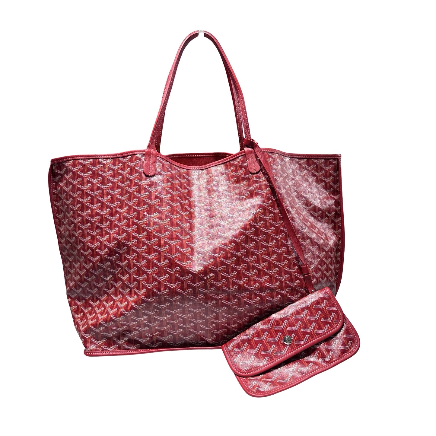 Used GOYARD Tote GM Tote Bag Red