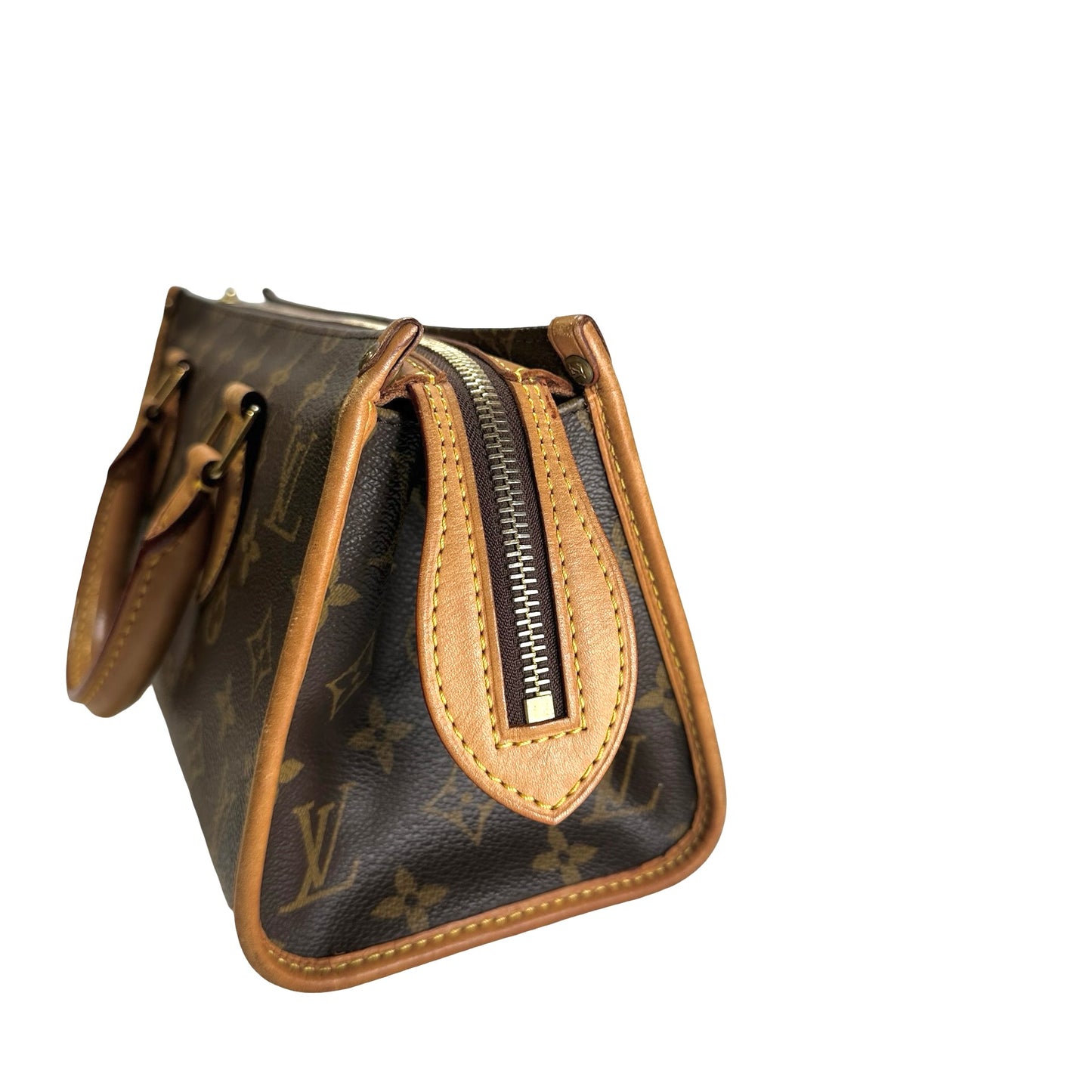 Used LOUIS VUITTON Monogram Canvas Popincourt Handbag Brown