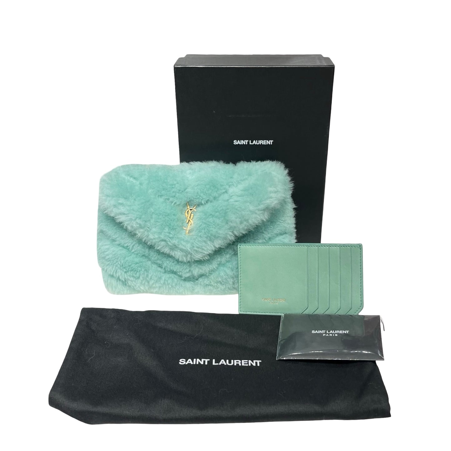 YSL BLUE PUFFY POUCH [3000860]