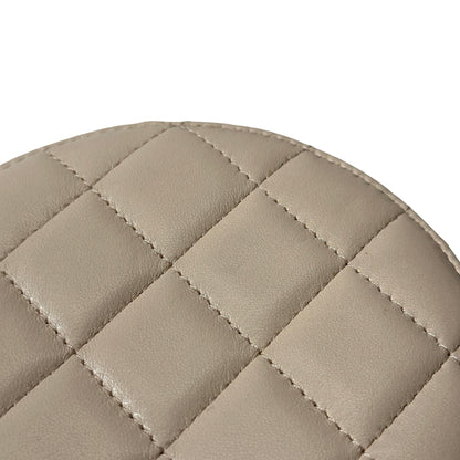 Used CHANEL Lambskin Leather Cross Body Bag GHW Pink