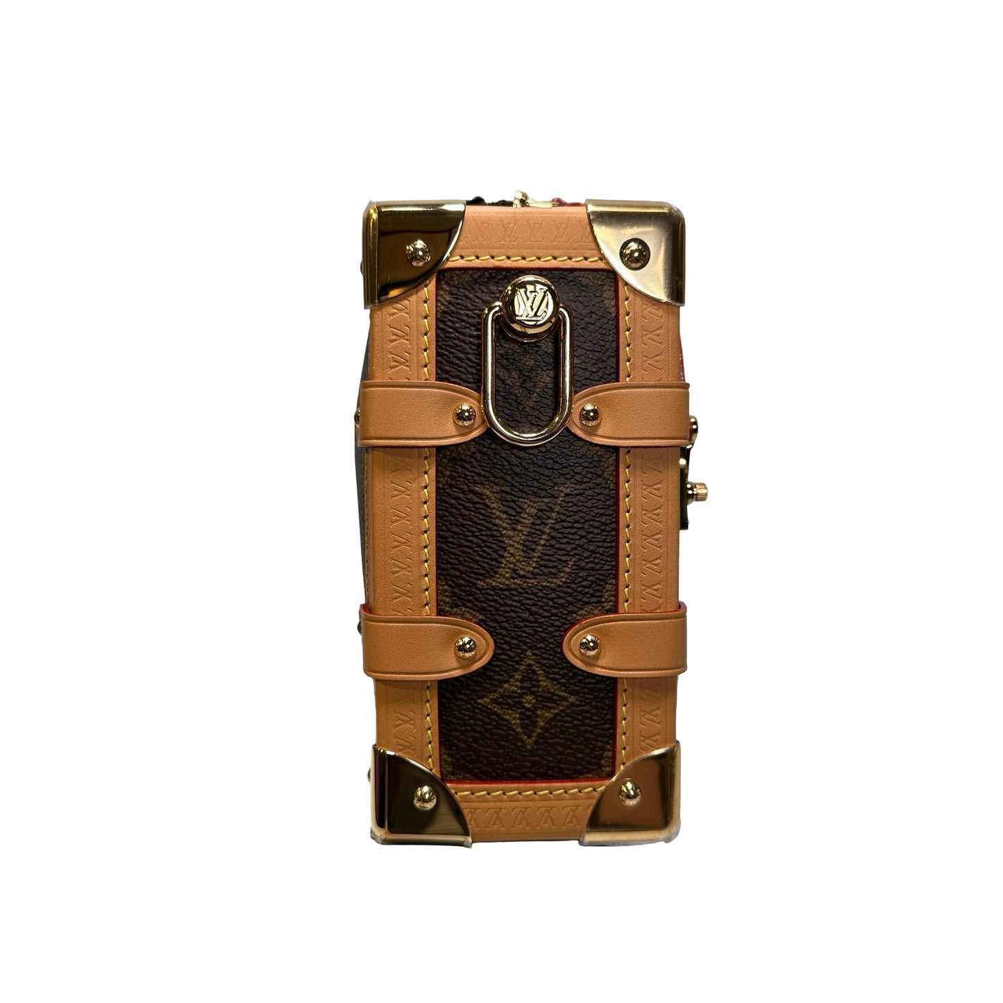 Used LOUIS VUITTON Monogram coated canvas Side trunk Trunk Brown GHW