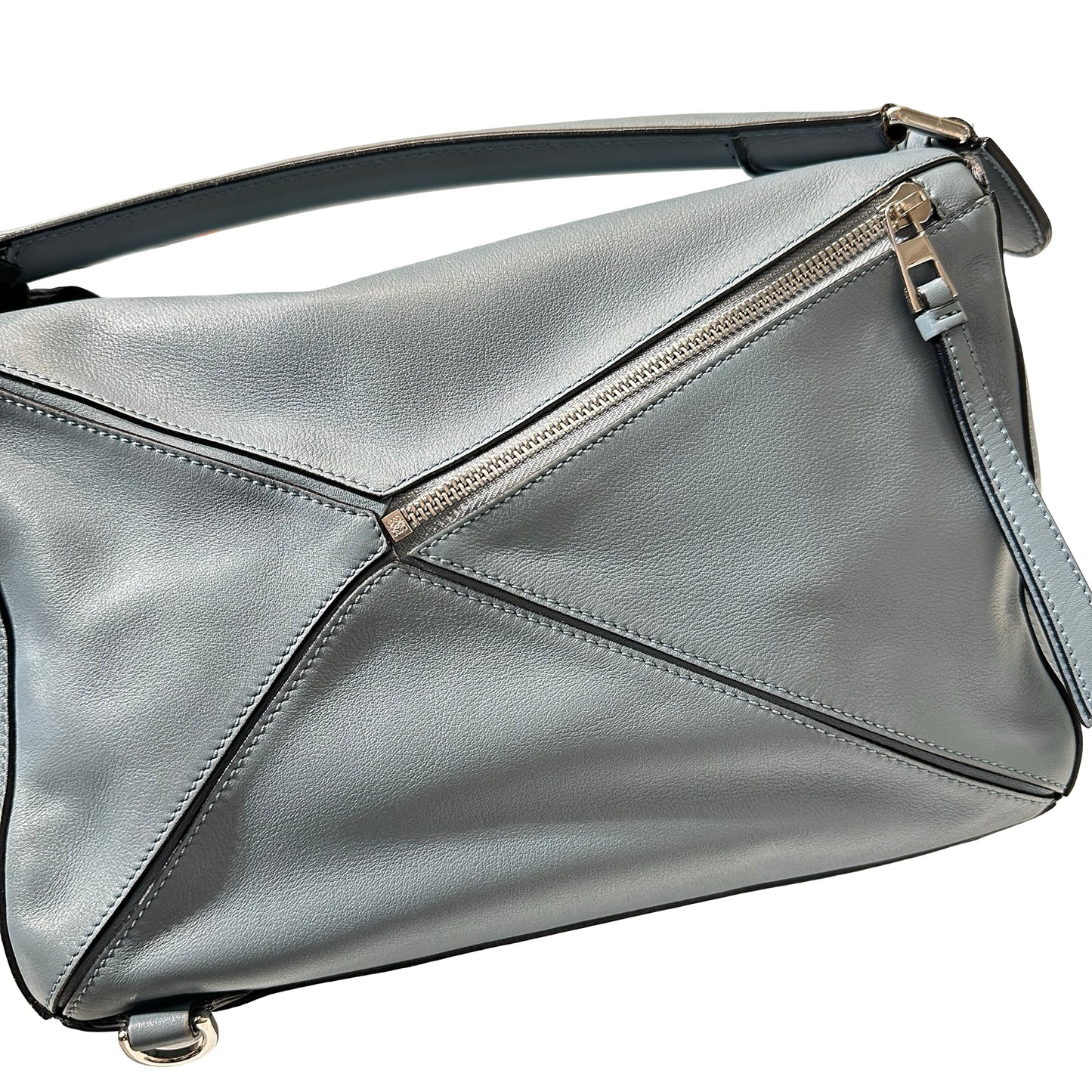 Used LOEWE Calfskin Leather Puzzle Medium Cross Body Bag