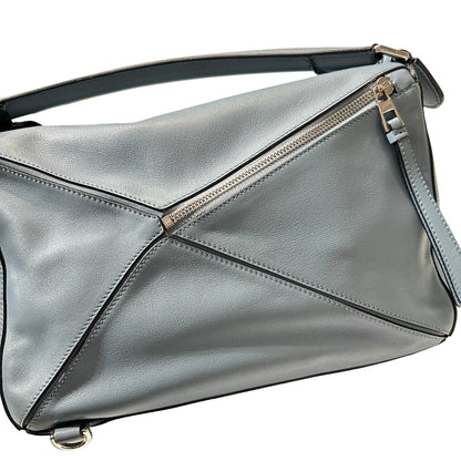 Used LOEWE Calfskin Leather Puzzle Medium Cross Body Bag