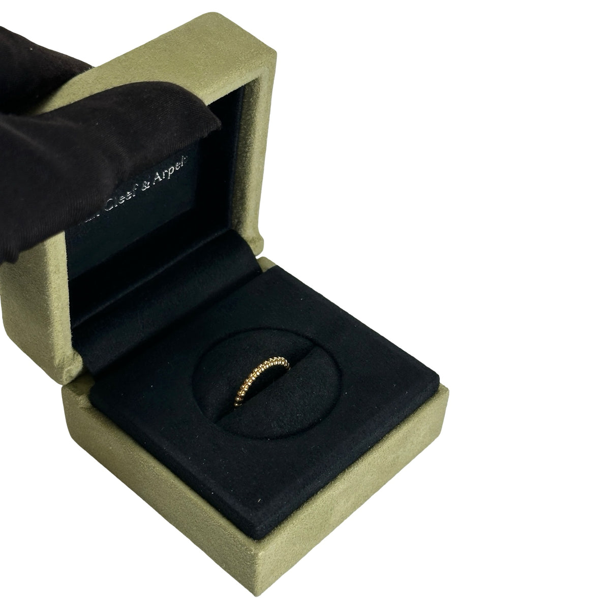 Used VAN CLEEF & ARPELS Pink Gold Perlée Small Model Ring Ring Gold