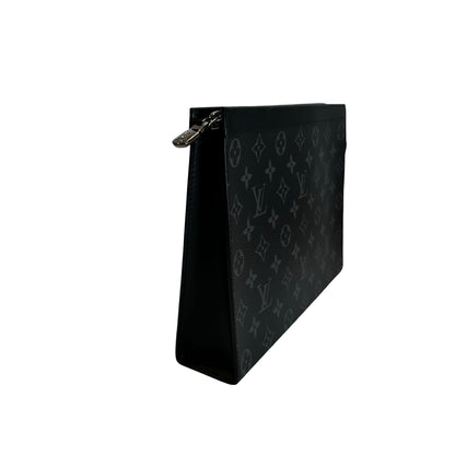 Used LOUIS VUITTON Monogram Eclipse Monogram Eclipse Watch Box Box Black Grey
