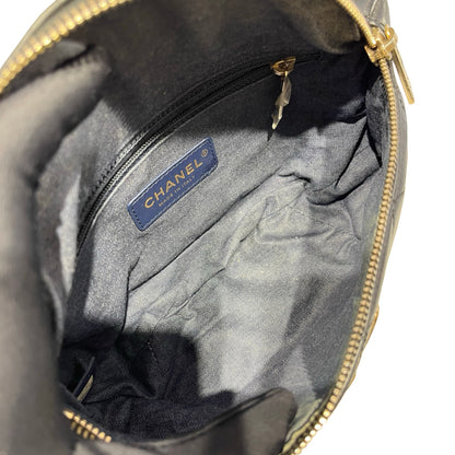 Used CHANEL Belt bag Black GHW