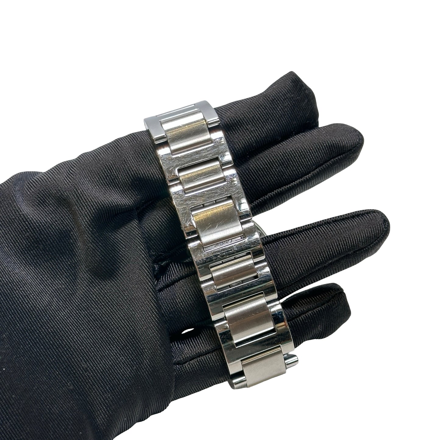 Used CARTIER Stainless Steel Ballon Bleu Watch Silver White