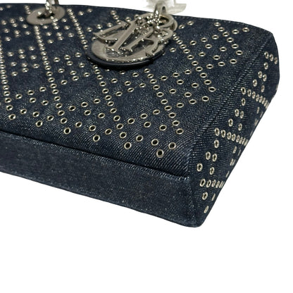 DIOR D-JOY MEDIUM 26 DENIM PHW [3000159]
