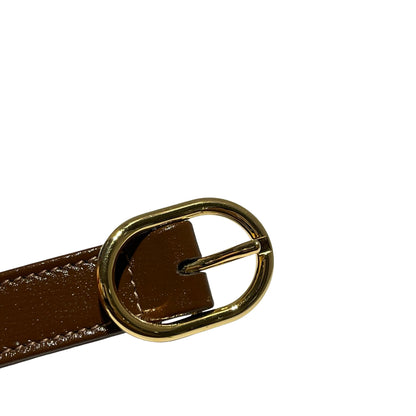 Used GUCCI Shoulder Bag Brown GHW