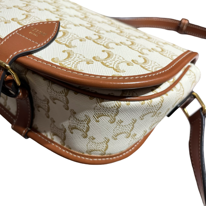 CELINE FOLCO WHITE CANVAS GHW [3000612]