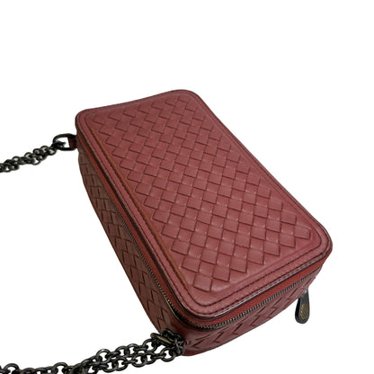 Used BOTTEGA VENETA Intrecciato Intrecciato Camera Bag Camera Bag Burgundy
