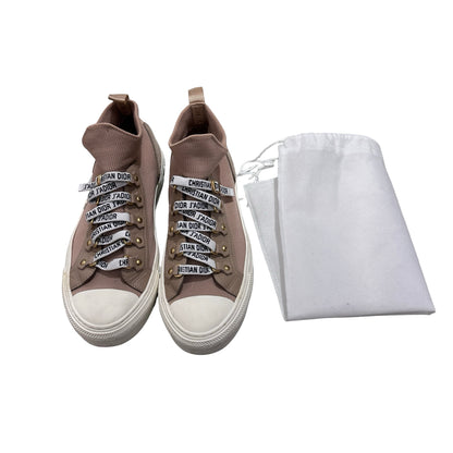 Used DIOR Sneakers Shoes Beige White