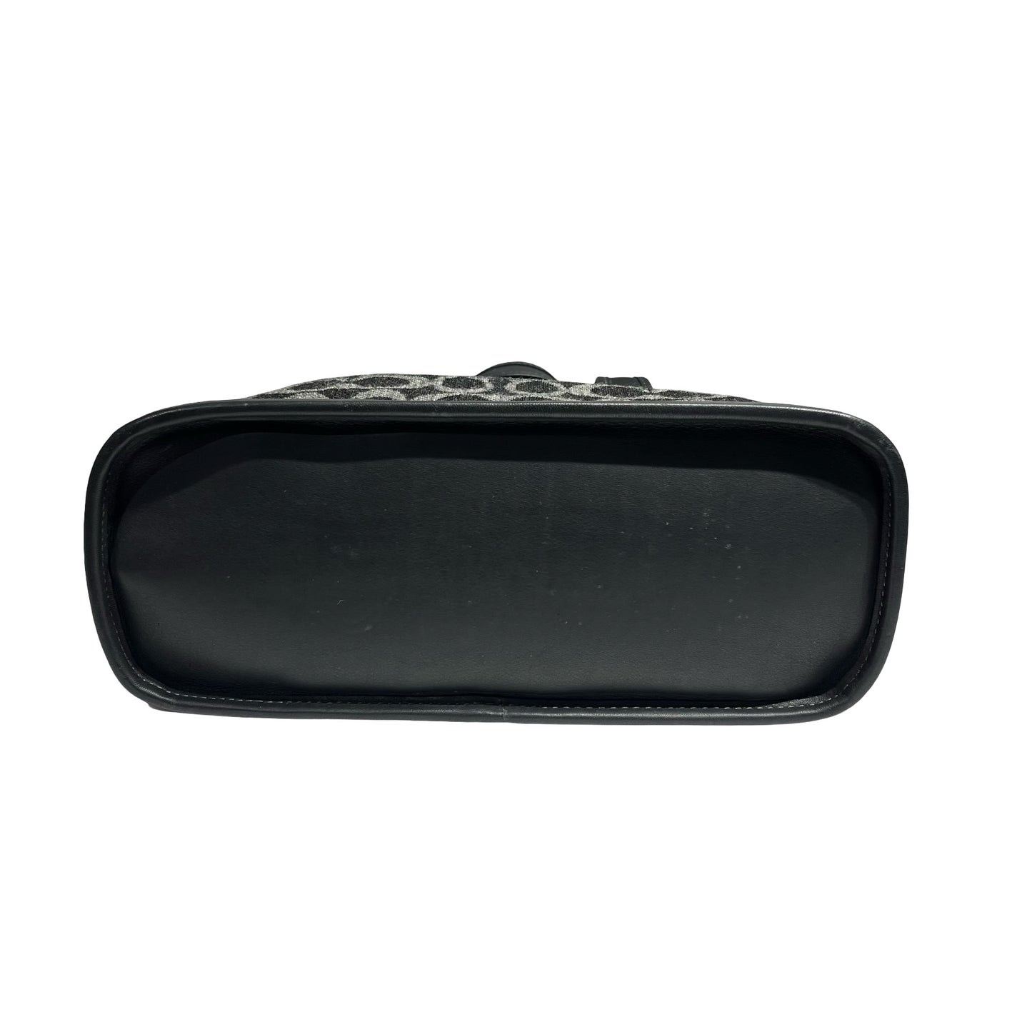 COACH BLACK CANVAS HAND BAG [3000664]