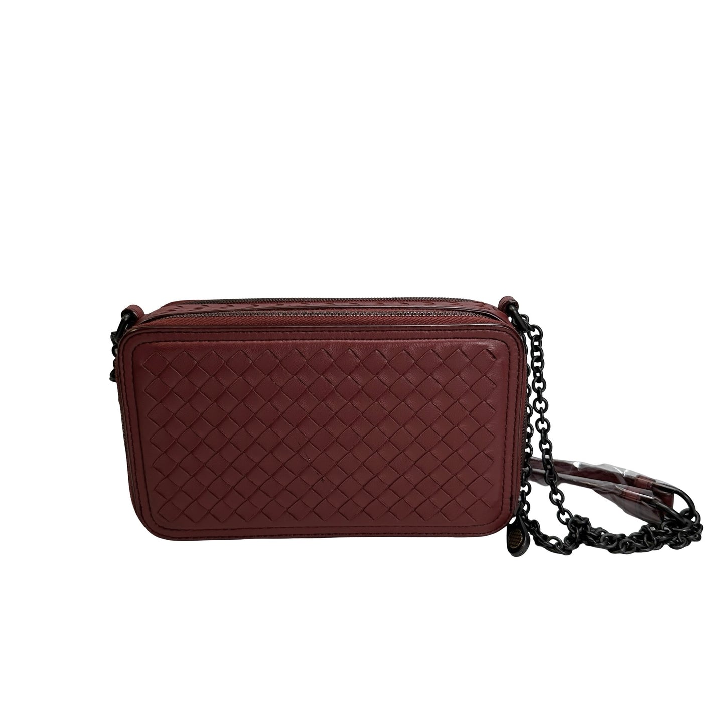 Used BOTTEGA VENETA Intrecciato Intrecciato Camera Bag Camera Bag Burgundy