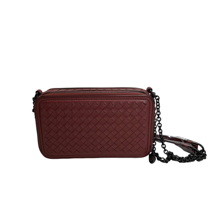 Used BOTTEGA VENETA Intrecciato Intrecciato Camera Bag Camera Bag Burgundy