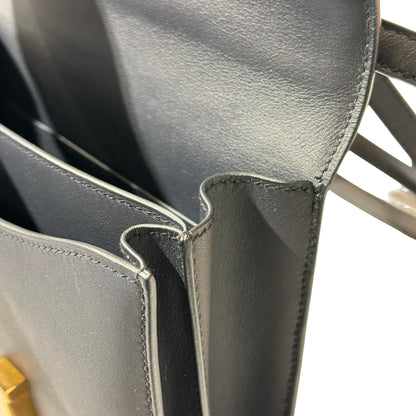 Used HERMÈS Mini Constance Shoulder Bag Bleu indigo GHW