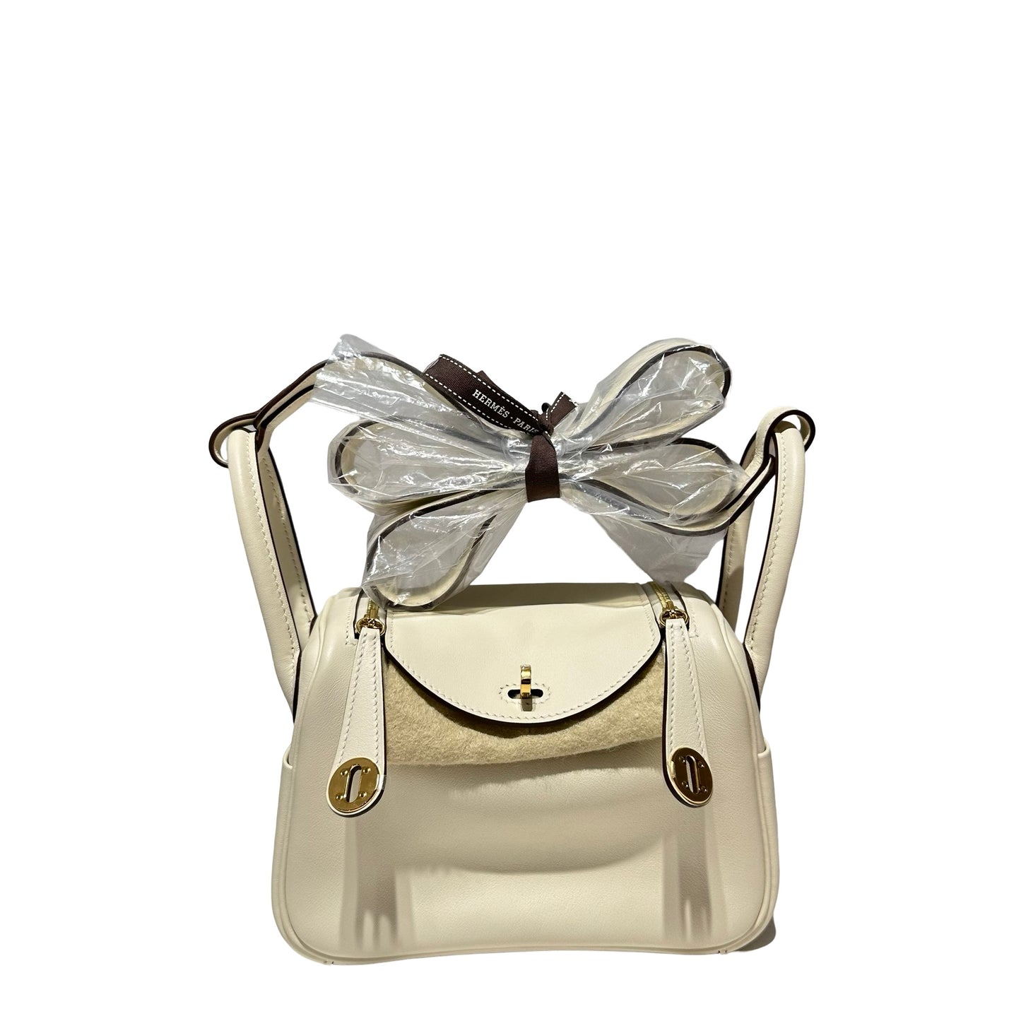 Swift Leather MINI LINDY Two Way Shoulder Bag [101588]