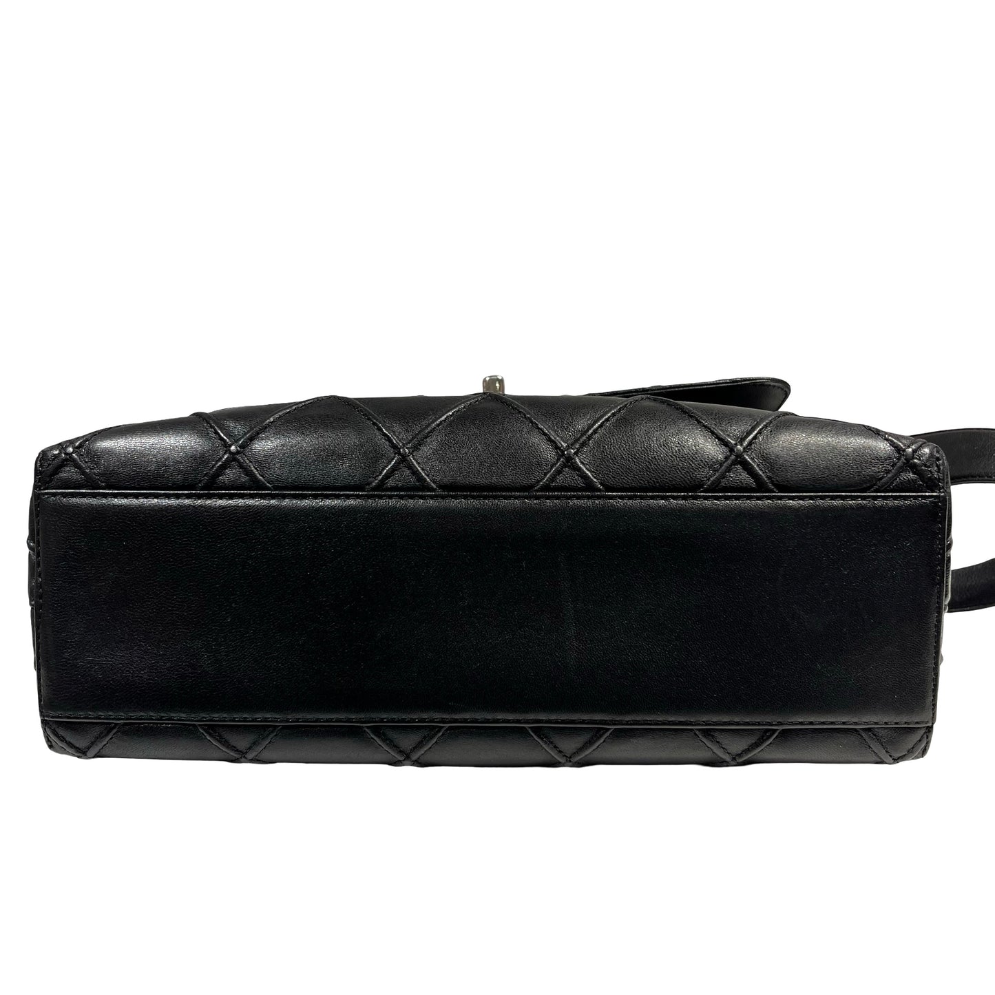CHANEL QUILTED VINTAGE BLK SHOULDER BAG [3001101]