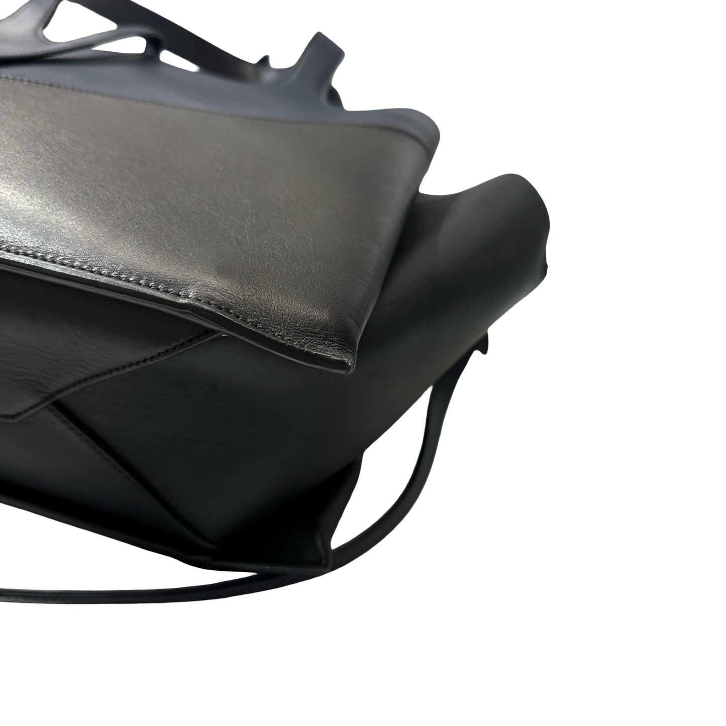 Used CÉLINE Shoulder Shoulder Bag Black Navy Blue