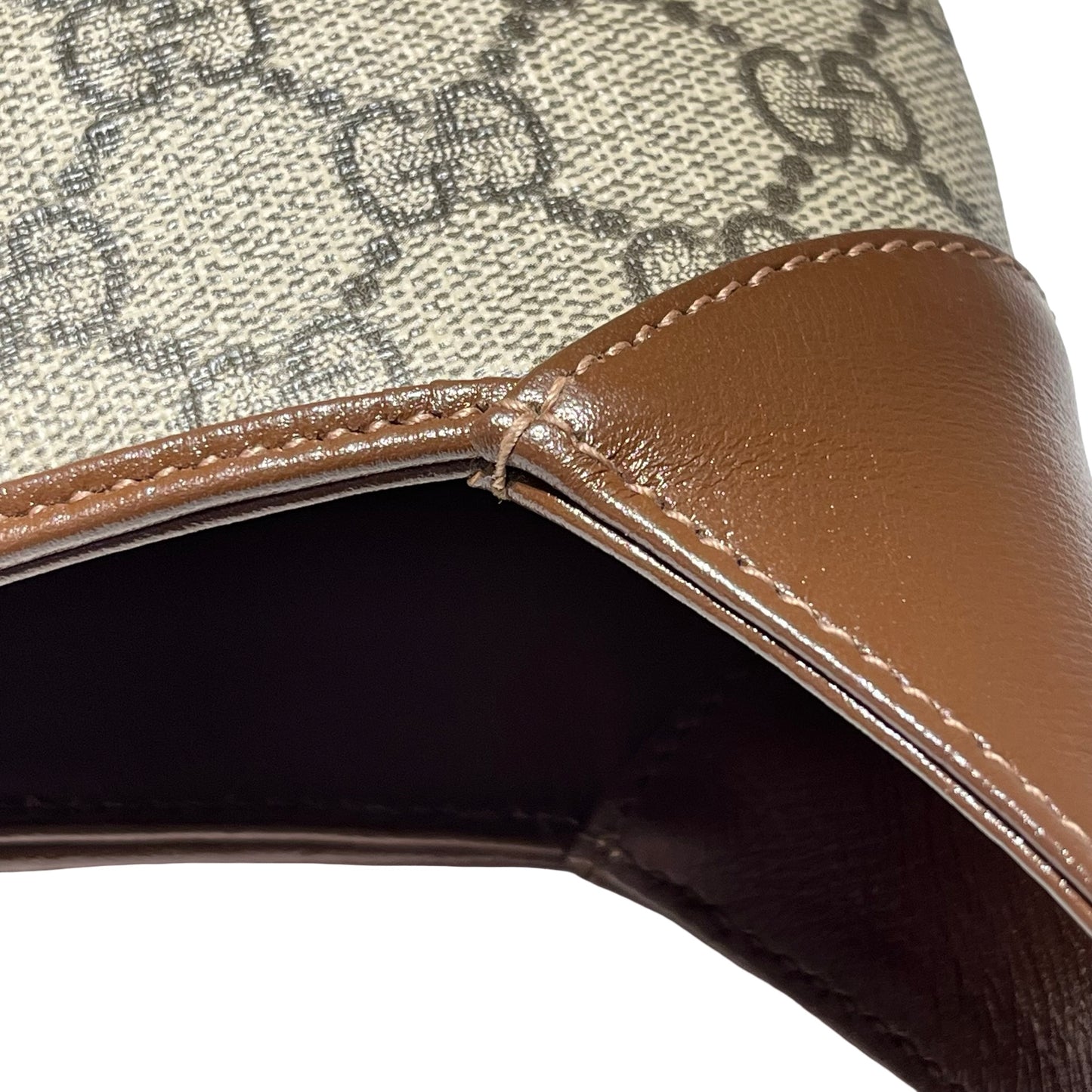 Used GUCCI Shoulder Bag Brown GHW