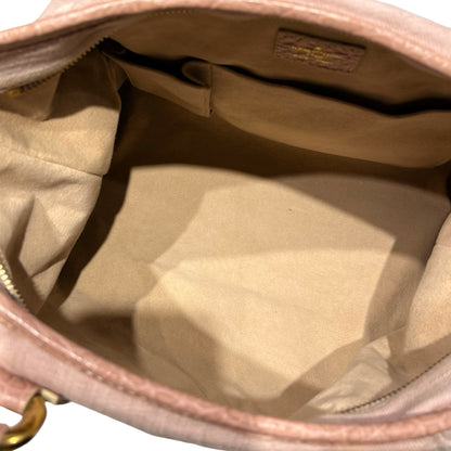 Used LOUIS VUITTON Monogram Denim Denim Pink Tote Bag Pink GHW