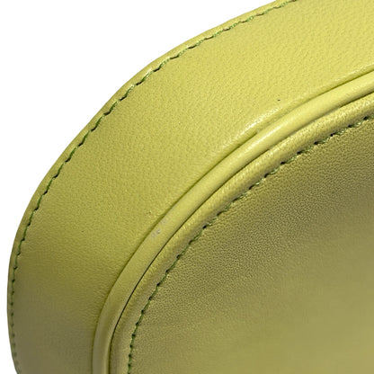 Used CHANEL Tweed Vanity Case Tweed Green Vanity case Green Blue Yellow