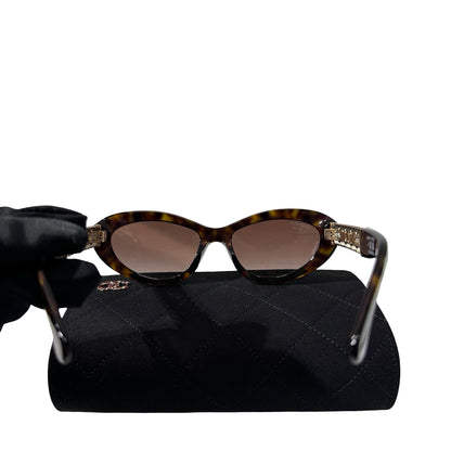 Used Chanel Sunglasses Brown